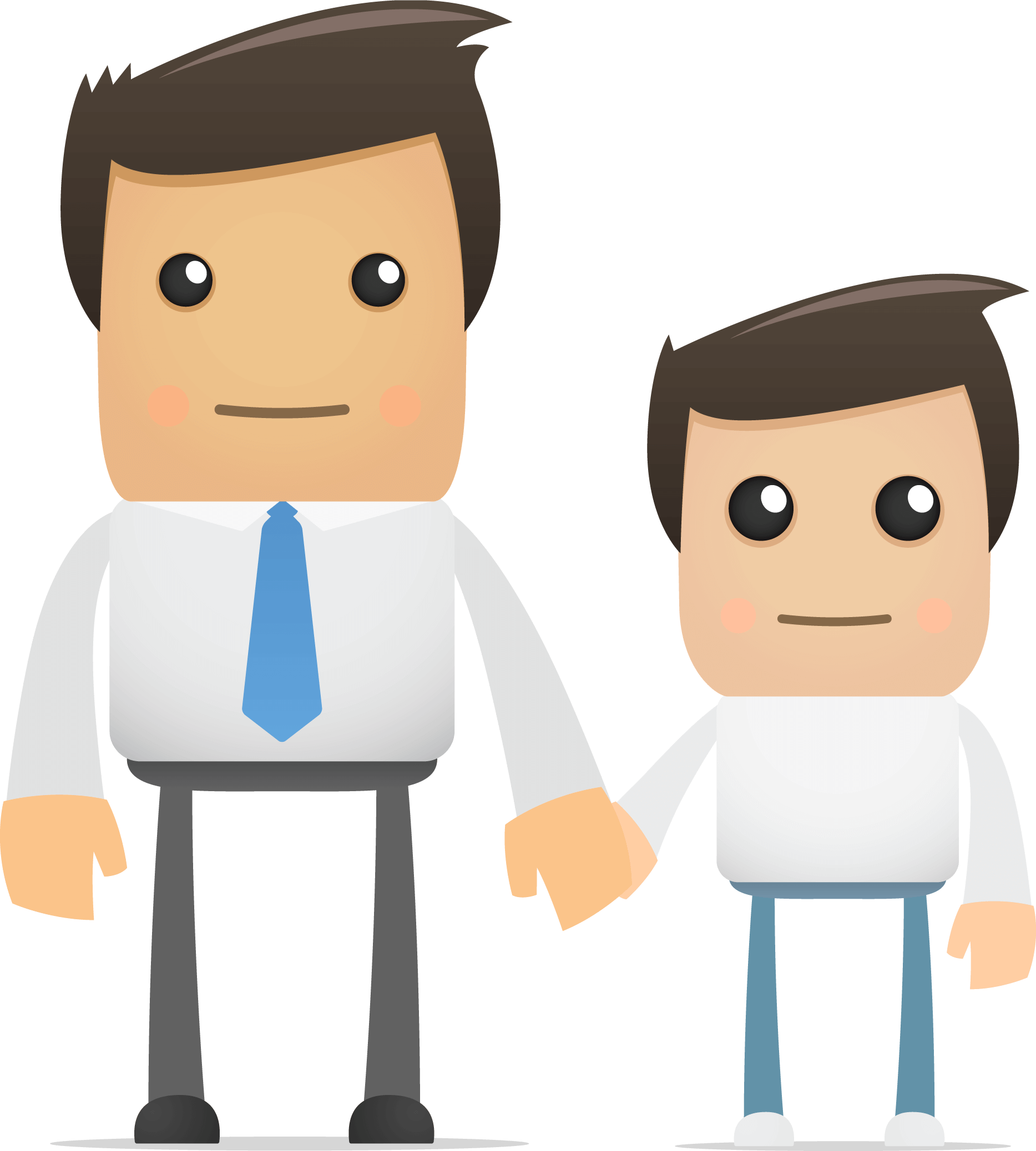 Download Cartoon Dad And Son PNG Image with No Background Download Cartoon Dad And Son PNG Image with No Background