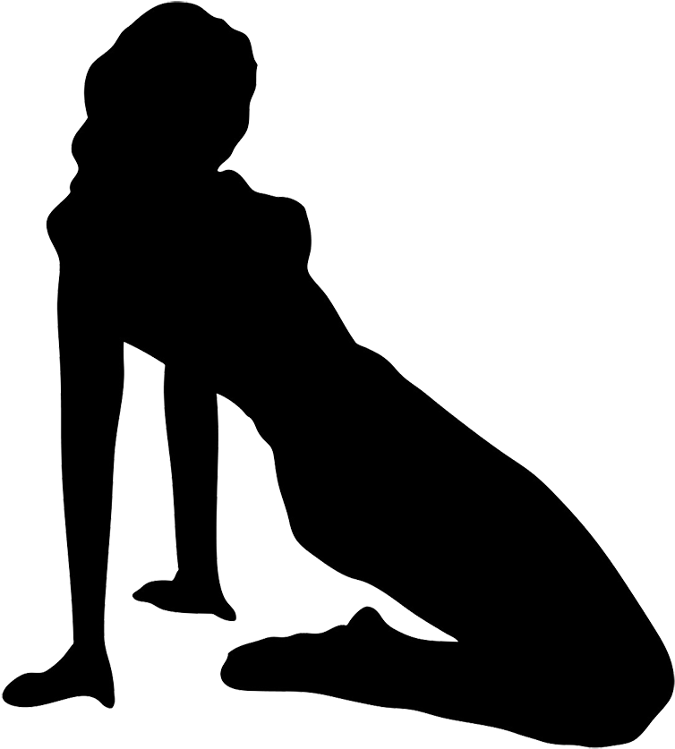 Pregnant Woman With Umbrella - Sit Up Silhouette Png (806x945), Png Download