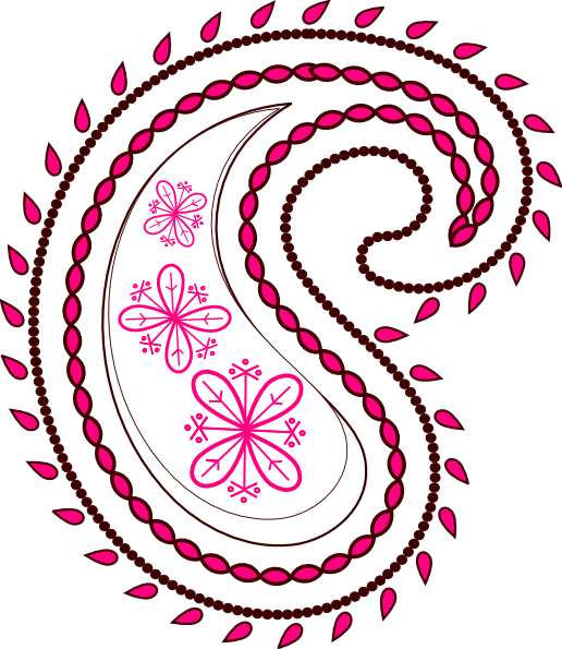 Paisley New 1 Clip Art Design Download Vector Clip - Paisley Clip Art (516x595), Png Download