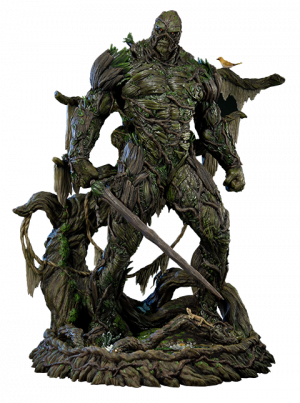 Swamp Thing 1/3 Scale Statue - Swamp Thing Custom Figure (300x403), Png Download