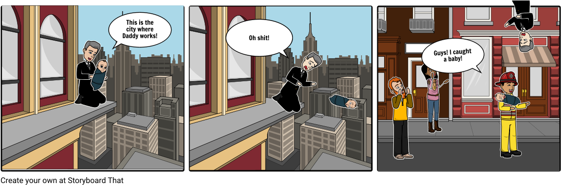 Father And Son - Cartoon (1164x385), Png Download