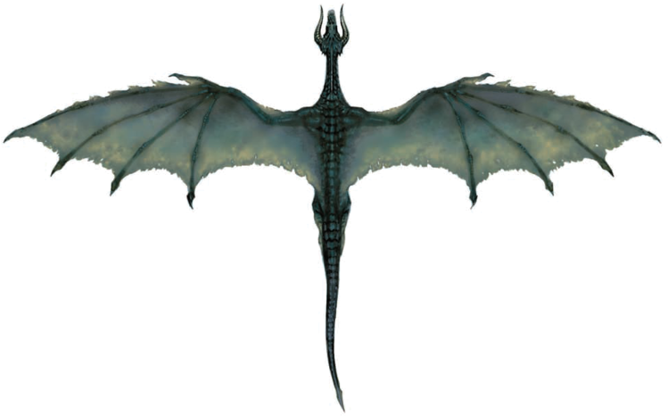 Black Dragon - Flying Dragon Png (800x527), Png Download