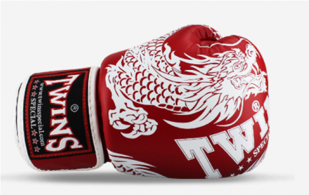 More Views - Twins White Velcro Boxing Gloves (600x600), Png Download