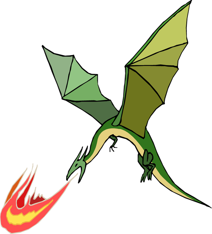 Flying Dragon Png Photos - Fire Breathing Flying Dragon (680x750), Png Download
