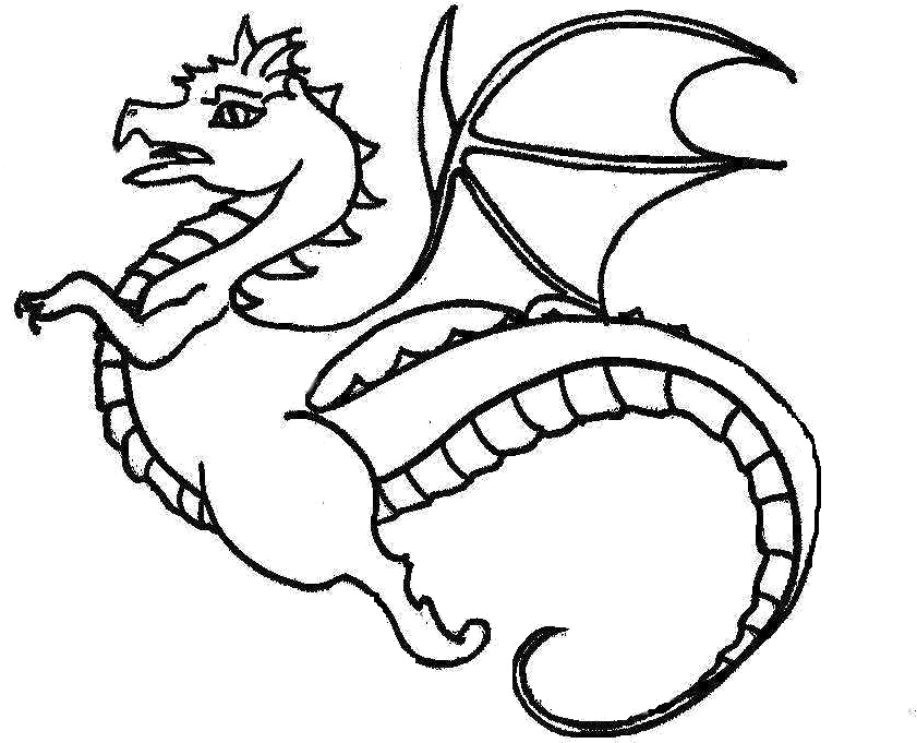 Dragon - Coloring Book (912x780), Png Download