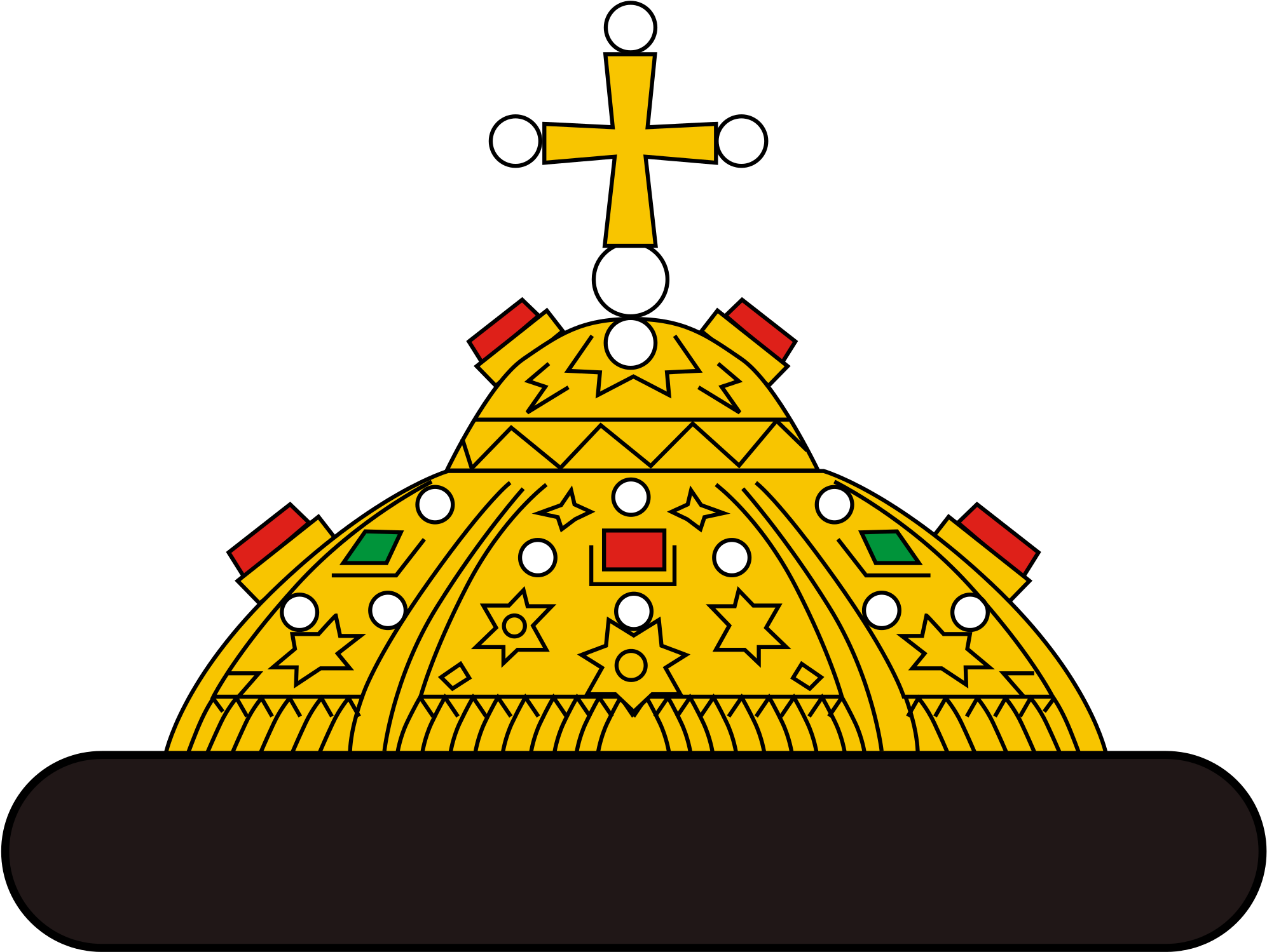 Open - Monomakh Hat (2000x1557), Png Download