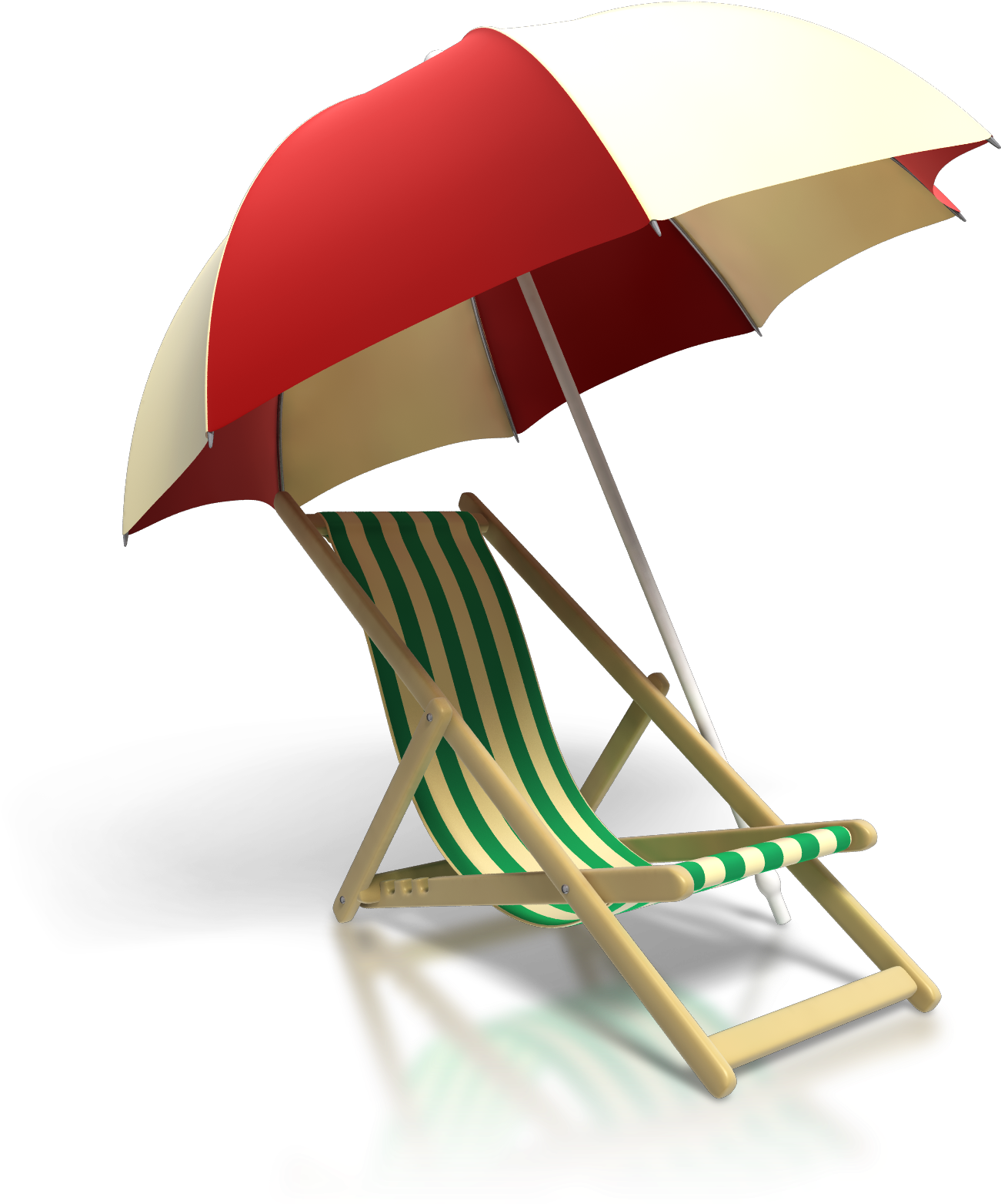 Current Last Minute Deals North Myrtle Beach - Beach Umbrella And Chair Png (1500x1600), Png Download