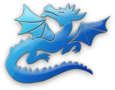 Blue Dragon Clipart Transparent - Black Dragon Queen Duvet (420x420), Png Download
