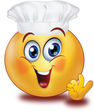 Free Cooking Chef Sticker With Smiley Stickers For - Emoticon Chef (384x384), Png Download