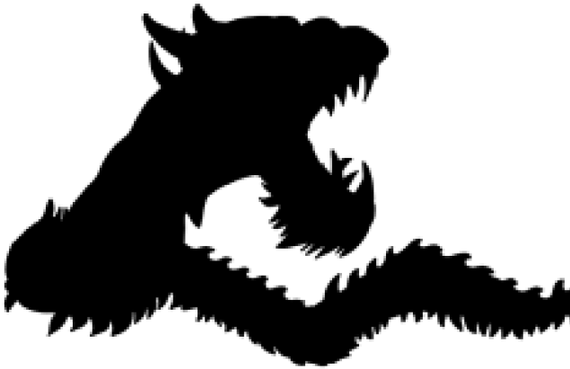 Chinese Dragon Clipart Silhouette - Chines Dragon Gif Png (640x480), Png Download