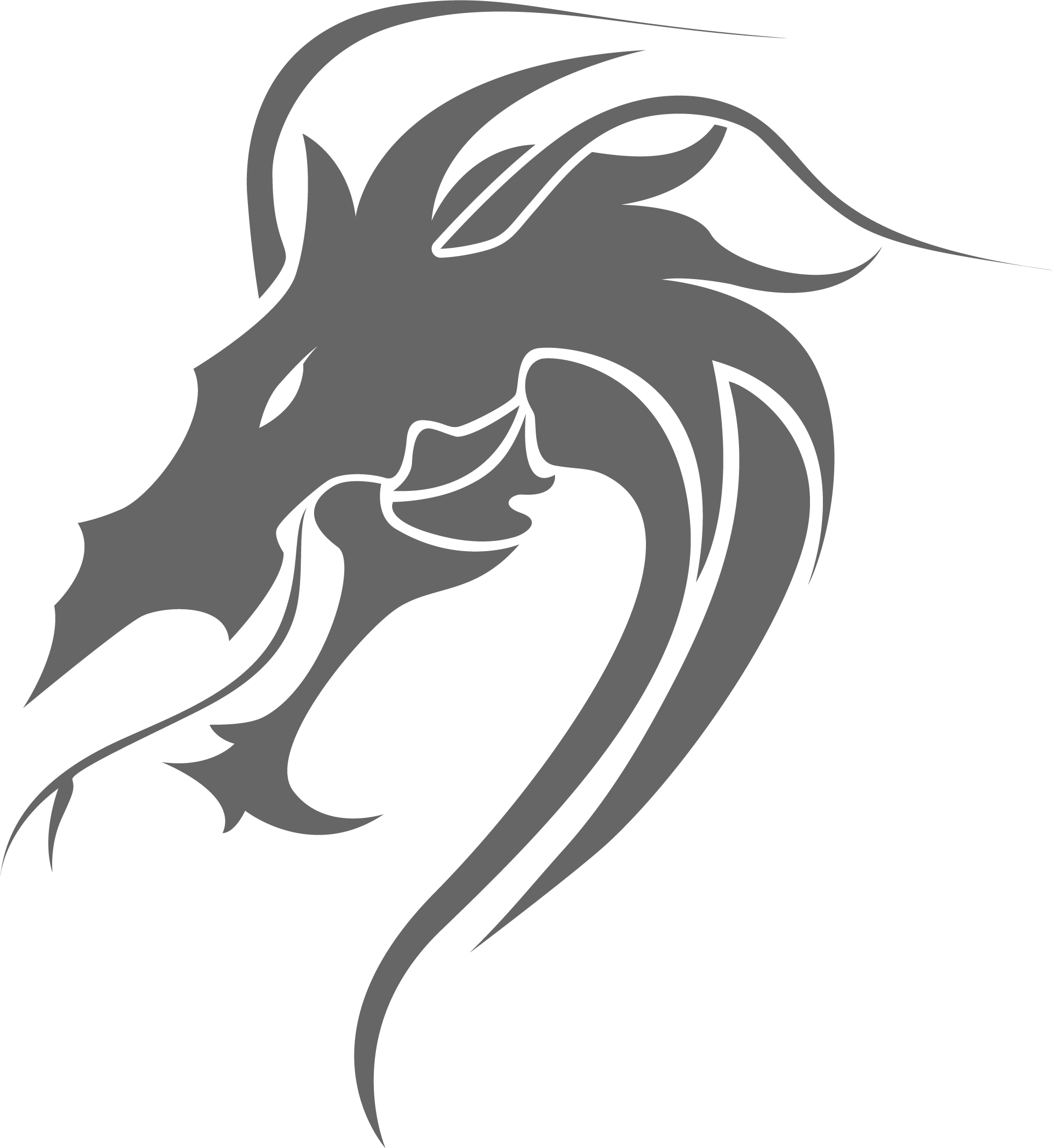 Dragon Tattoo Image Dragon Images Dragon Transparent - Dragon Head Jewelry Fantasy Pendant Vintage Necklace (1956x2135), Png Download