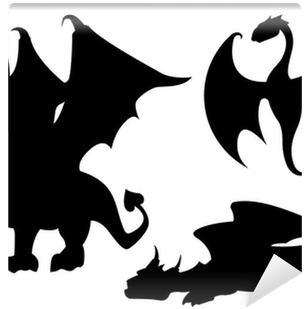 Crying Dragon Silhouette (400x400), Png Download