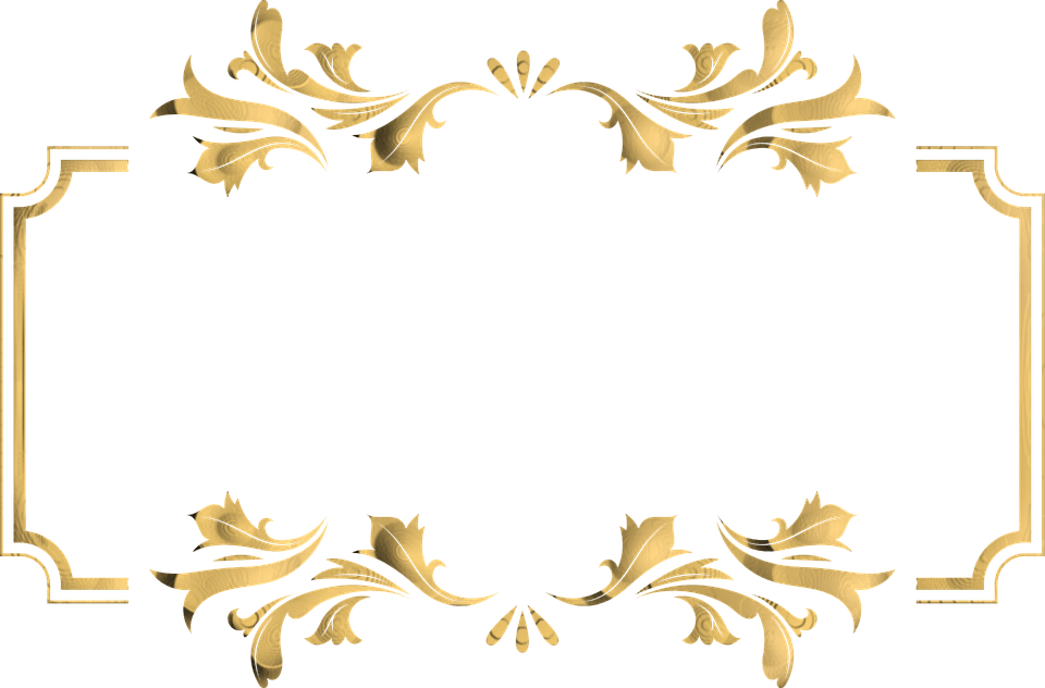 Frame,border - Transparent Borders Png Gold (500x329), Png Download