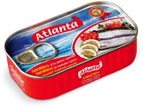 Sardine In Tomato Sauce Atlanta 125g - Sardine Au Sauce Tomate (600x600), Png Download
