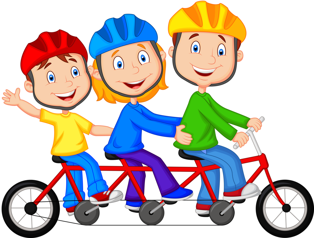 Фотки Familia Feliz, Corredores, Dibujos Animados, - Triple Cartoon (1024x777), Png Download