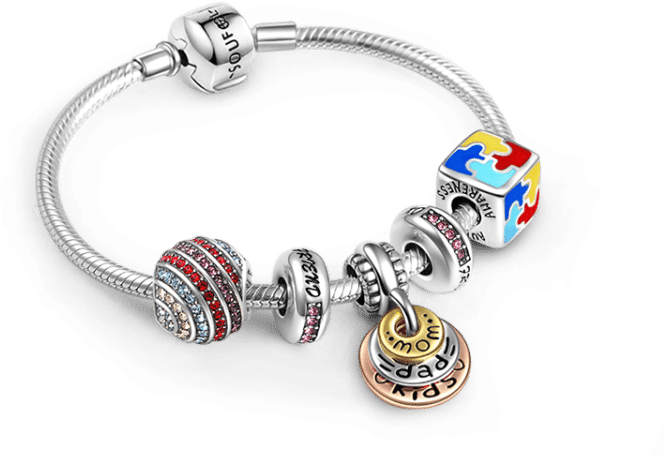 Complete Bracelets Soufeel Colorful Family Bracelet (750x750), Png Download