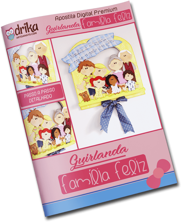 Guirlanda De Eva Família Feliz Mais Bônus - Email (600x740), Png Download