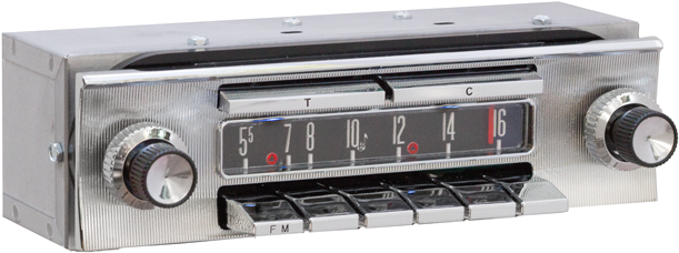 57ford700 - 1956 Ford Fairlane Radio (626x243), Png Download