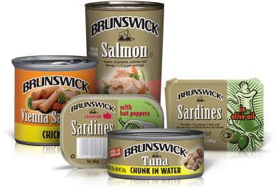 Brunswick Sardines In Olive Oil - 3.75 Oz Tin (400x341), Png Download