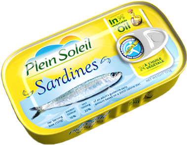Sardine In Oil - Sardines (400x450), Png Download