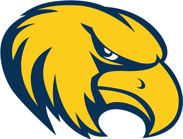 Golden Eagle Clipart Eagle Mascot - Rock Valley College Basketball Logo (612x495), Png Download