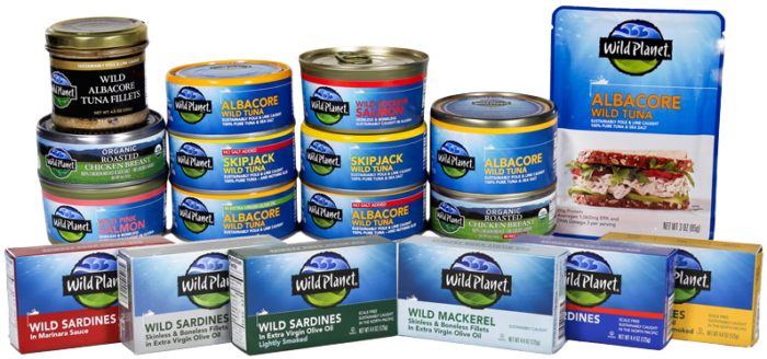 Wild Planet Products - Wild Planet Wild Albacore Tuna - 3 Oz Pouch (700x328), Png Download