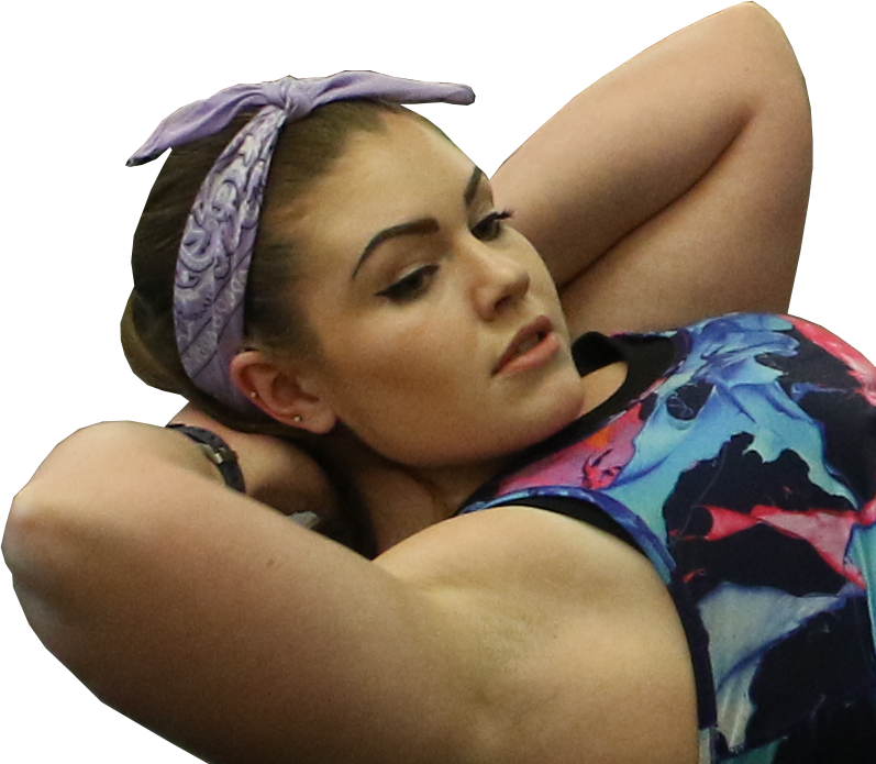 Woman Doing Crunches At The Gym - Girl (797x695), Png Download