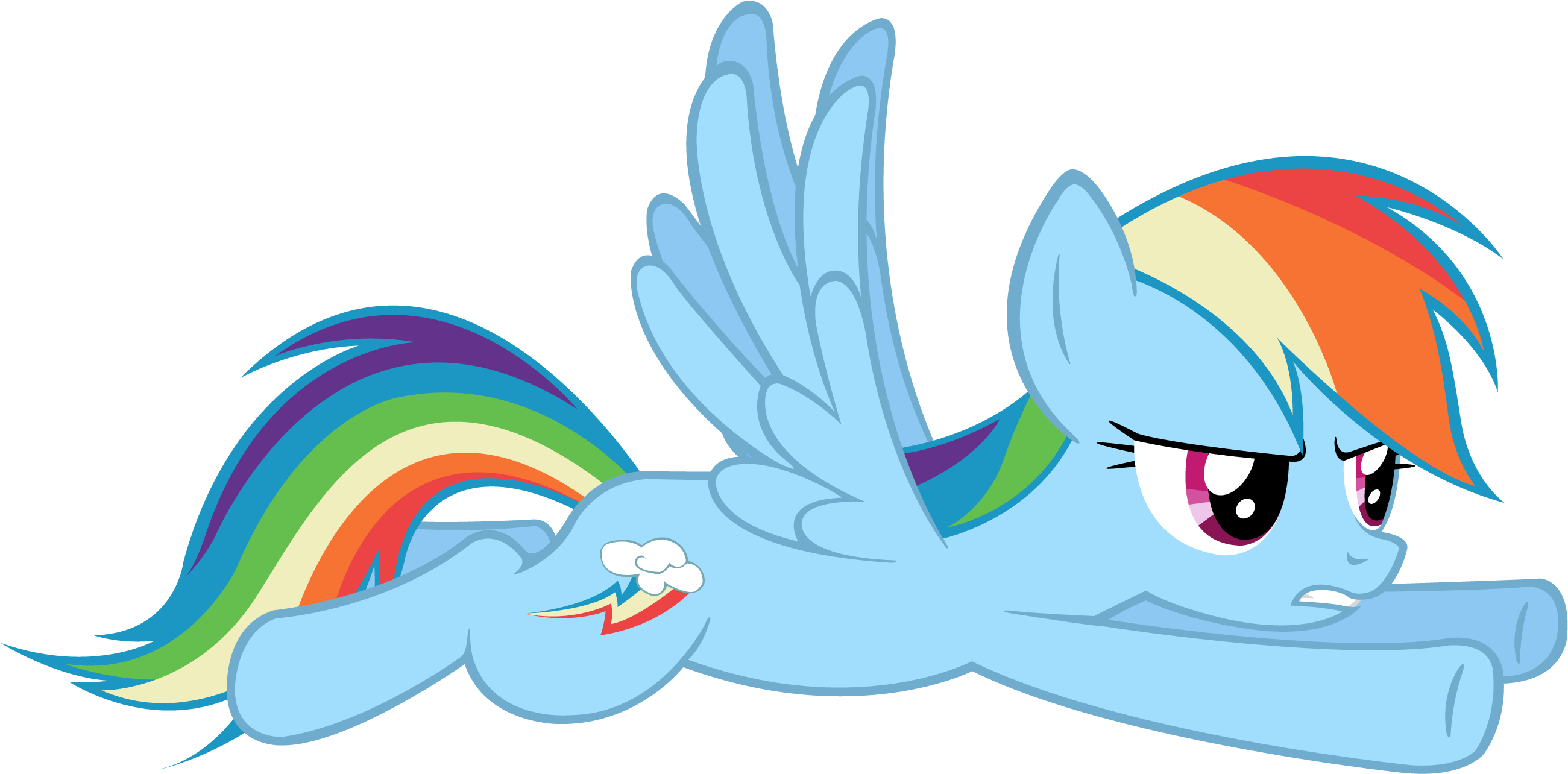 My Little Pony Rainbow Dash Fat (2696x1433), Png Download