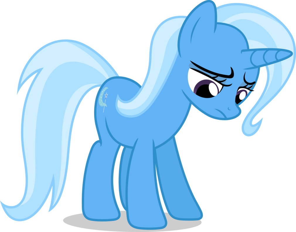 But Alas, Trixie Does Not Have A Million Bits Even - My Little Pony Trixie Sad (1010x791), Png Download