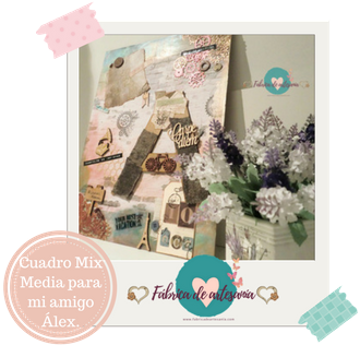 Cartel Cuadro Mix Media Para Álex - Mixed Media (560x315), Png Download