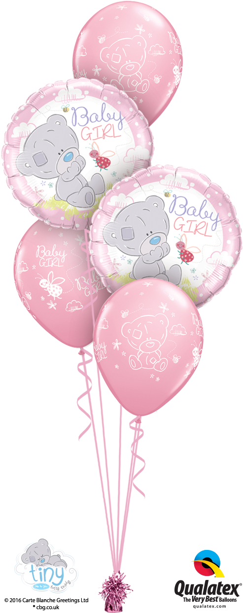 Baby Feet Classic Balloon Bouquet - 06" Qualatex Latex Quicklink Orange 50 Count - Latex (500x1246), Png Download