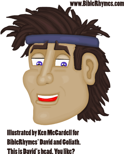 David Is Anointed - Goliath (436x560), Png Download