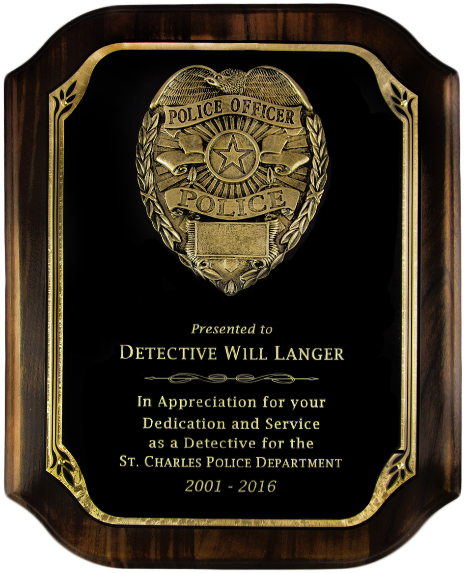 Ems Years Of Service Plaque (994x1200), Png Download