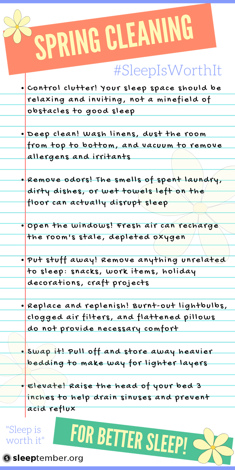 Spring Cleaning For Better Sleep Checklist - Cleaning (800x1600), Png Download