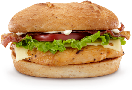 Mcbistro Club - Burger King Nugget Burger (444x507), Png Download