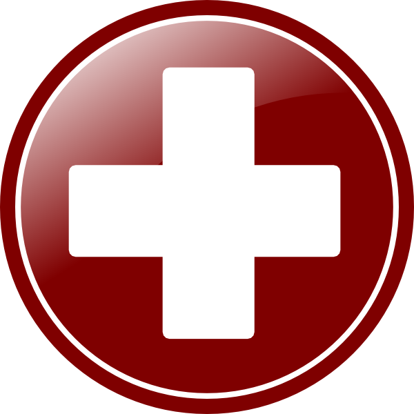 Red Plus Button Png (600x600), Png Download