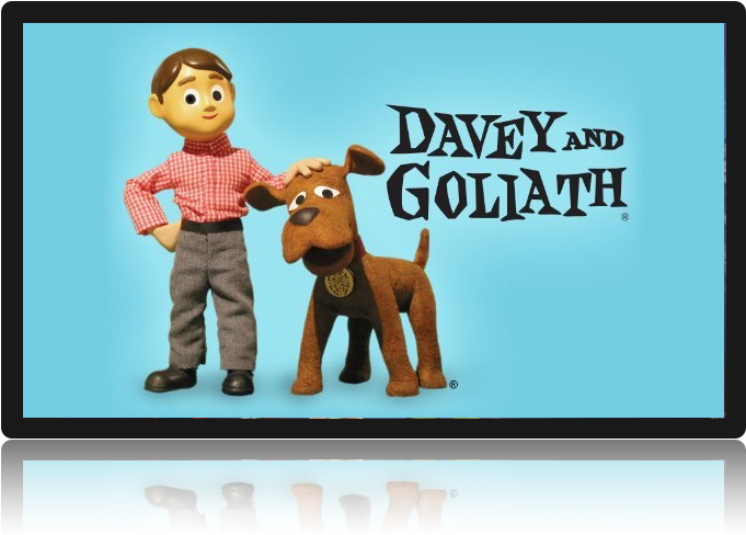 Davey And Goliath - Davey And Goliath Mad Dog (680x561), Png Download