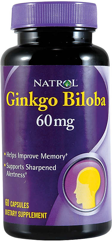 Natrol Ginkgo Biloba - Natrol Ginkgo Biloba, 120 Mg, Capsules - 60 Count (376x806), Png Download