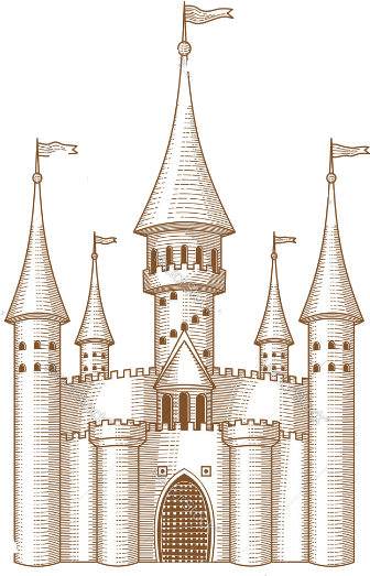 File History - Fairy Tale Castle (376x531), Png Download