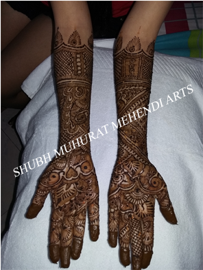 Design - Shubh Muhurat Mehndi Arts (590x393), Png Download