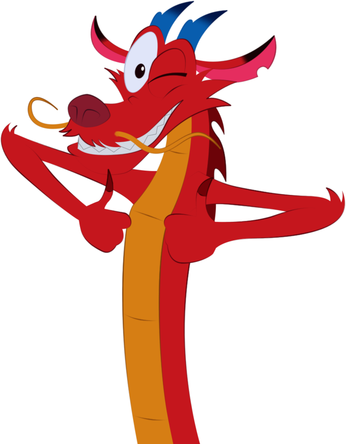 Mushu Png Picture - Mushu Mulan Png (864x924), Png Download