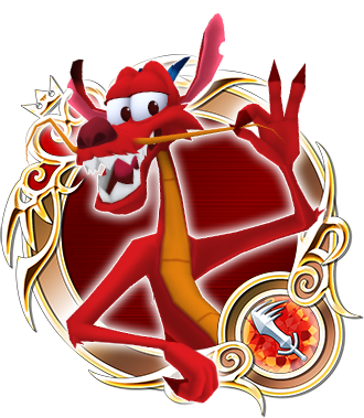Mushu - Cartoon (330x379), Png Download