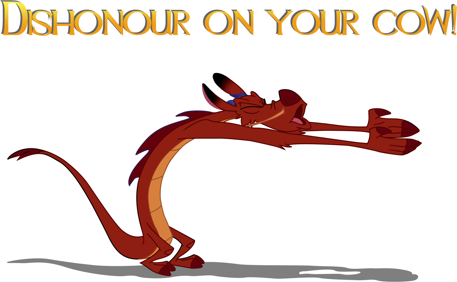 Ever Wanted A Mushu Dishonour Mug - Cattle (1600x1600), Png Download