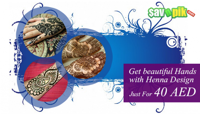 Get Beautiful Hands With Henna Design Only On 40 Aed - Design (640x480), Png Download