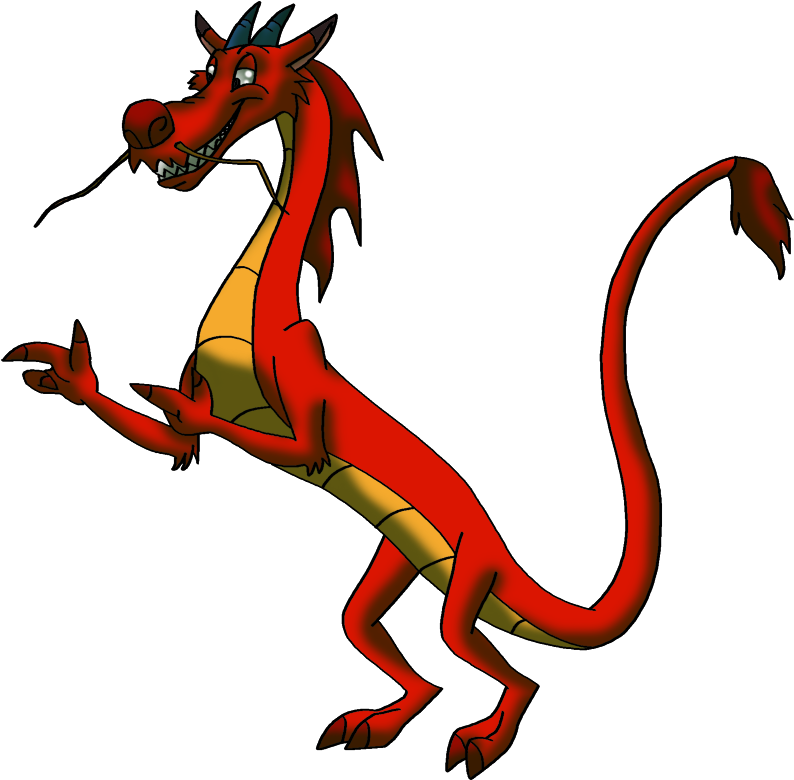Mushu Png Pic - Cartoon (800x785), Png Download