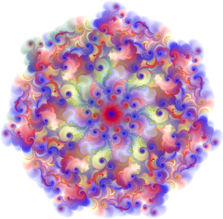 Fractal Png Free Download - Laptop (800x800), Png Download
