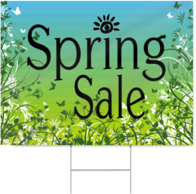 Download Spring Sale Sign - Dame Lime Postcard Postkarte PNG Image with ...