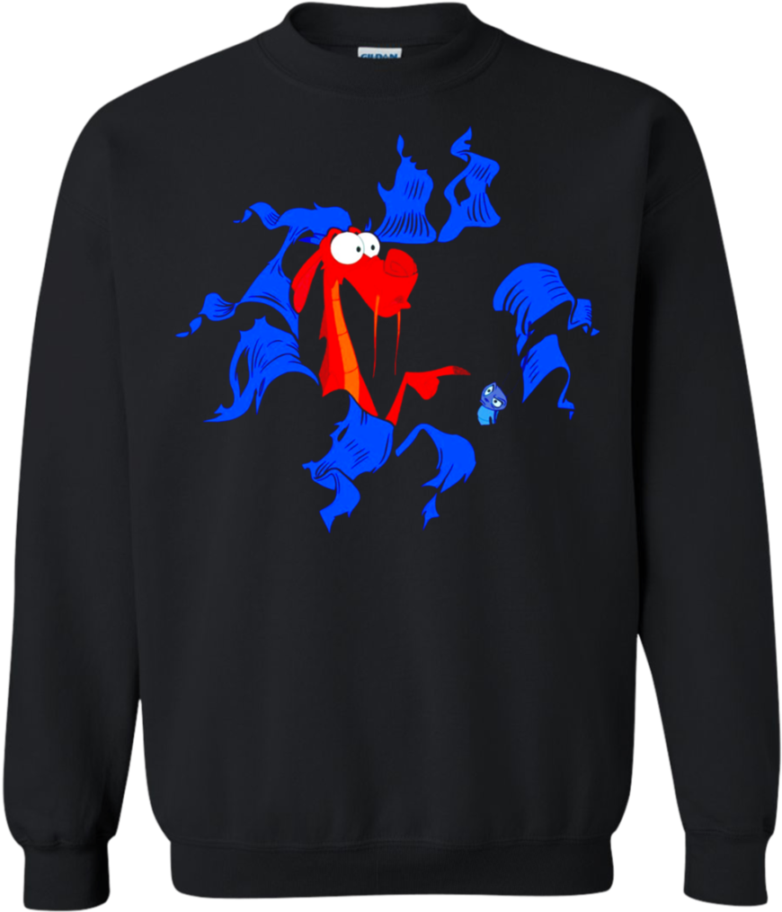 Disney Mulan Mushu Cri-kee Takes The Blame Ripped Best - Yosemite Park T-shirts (1024x1024), Png Download