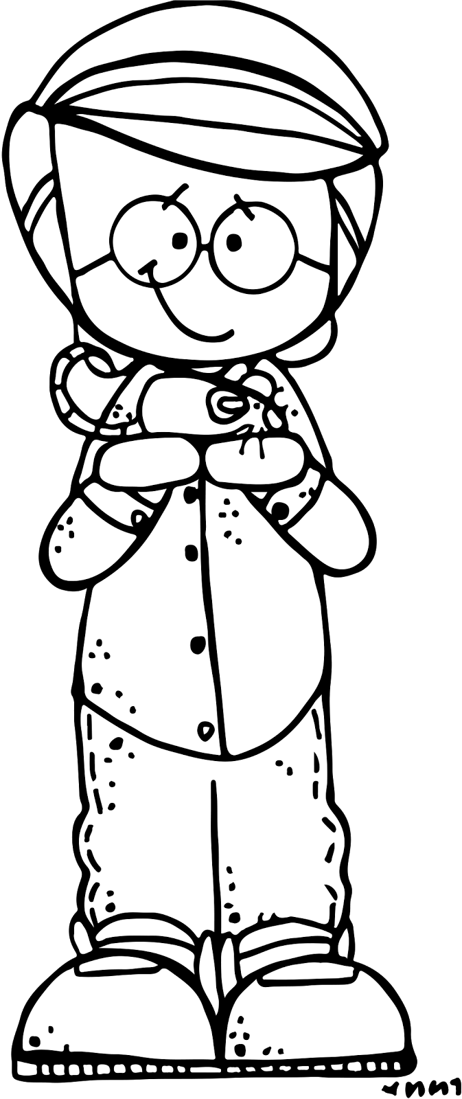 Luces, Blanco Y Negro, Free, Clipart - Black And White Melonheadz Clipart (673x1600), Png Download