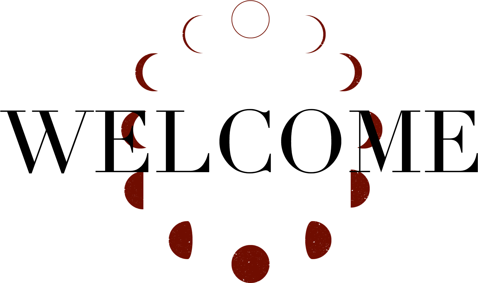 Moon Cycle Welcome - Word Search (2000x1050), Png Download